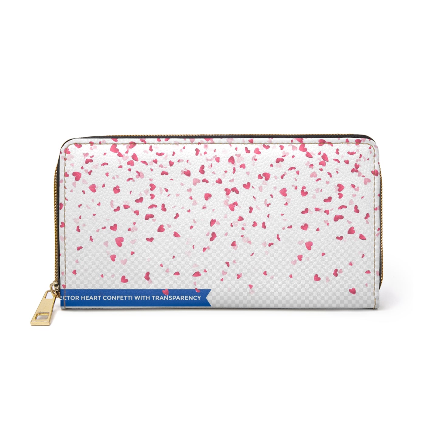 HEARTS OF LOVE  AND LIFE Zipper Wallet