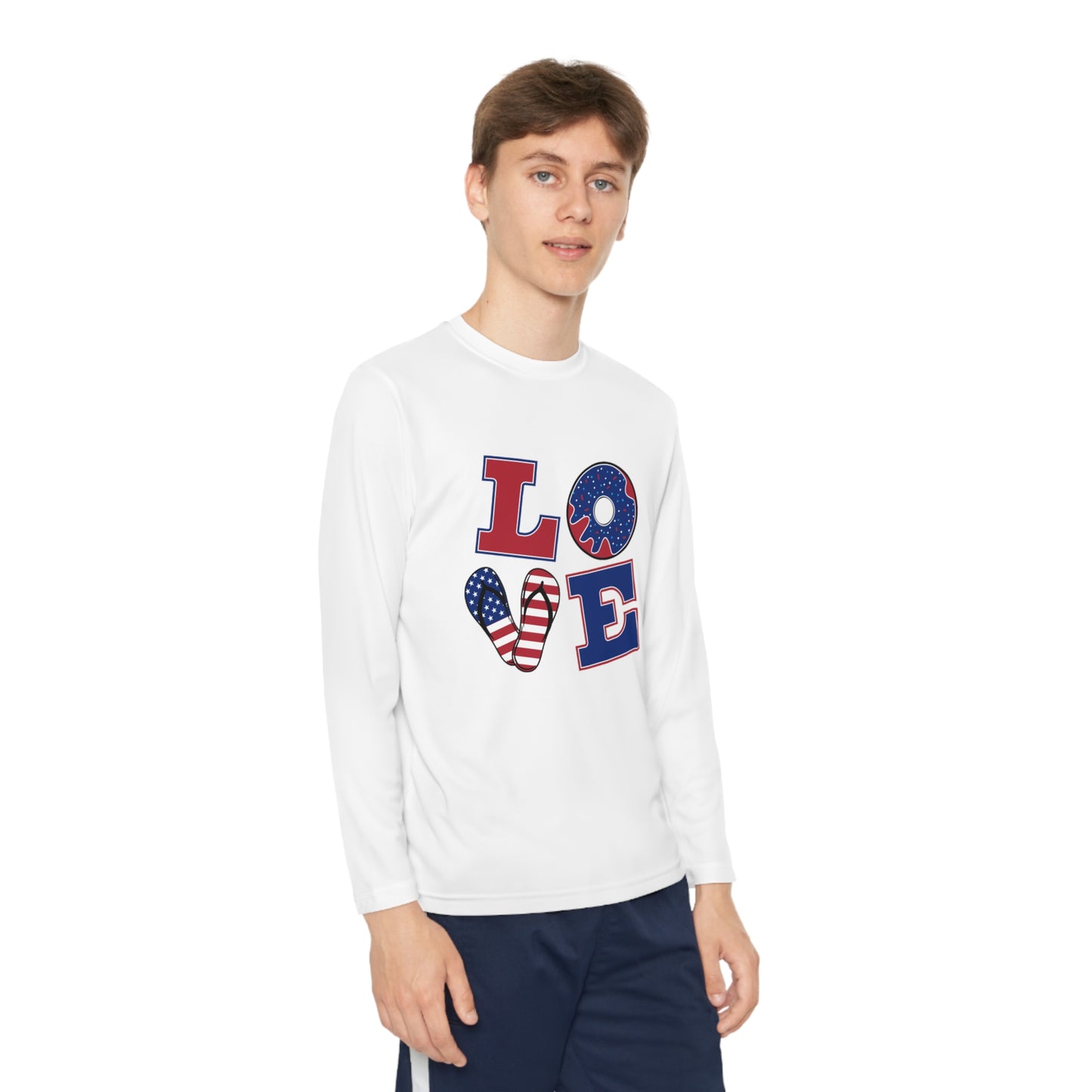 LOVE Youth Long Sleeve Competitor Tee