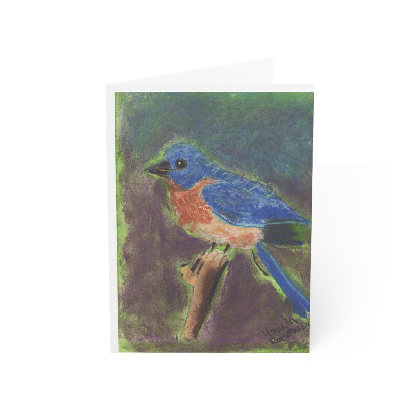 Bluebird OF HAPPINESS Greeting Cards (1, 10, 30, and 50pcs)