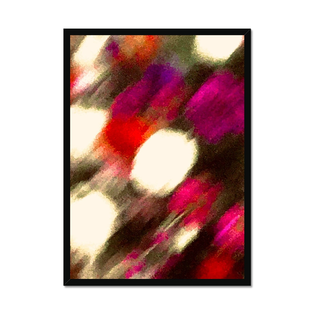 Light of God Flower Framed Print