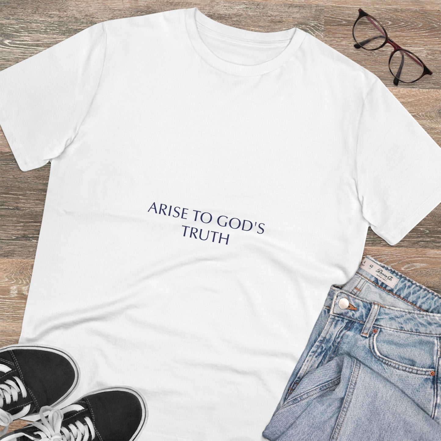 ARISE TO GOD'S TRUTH UNISEX ORGANIC CREATOR T-SHIRT