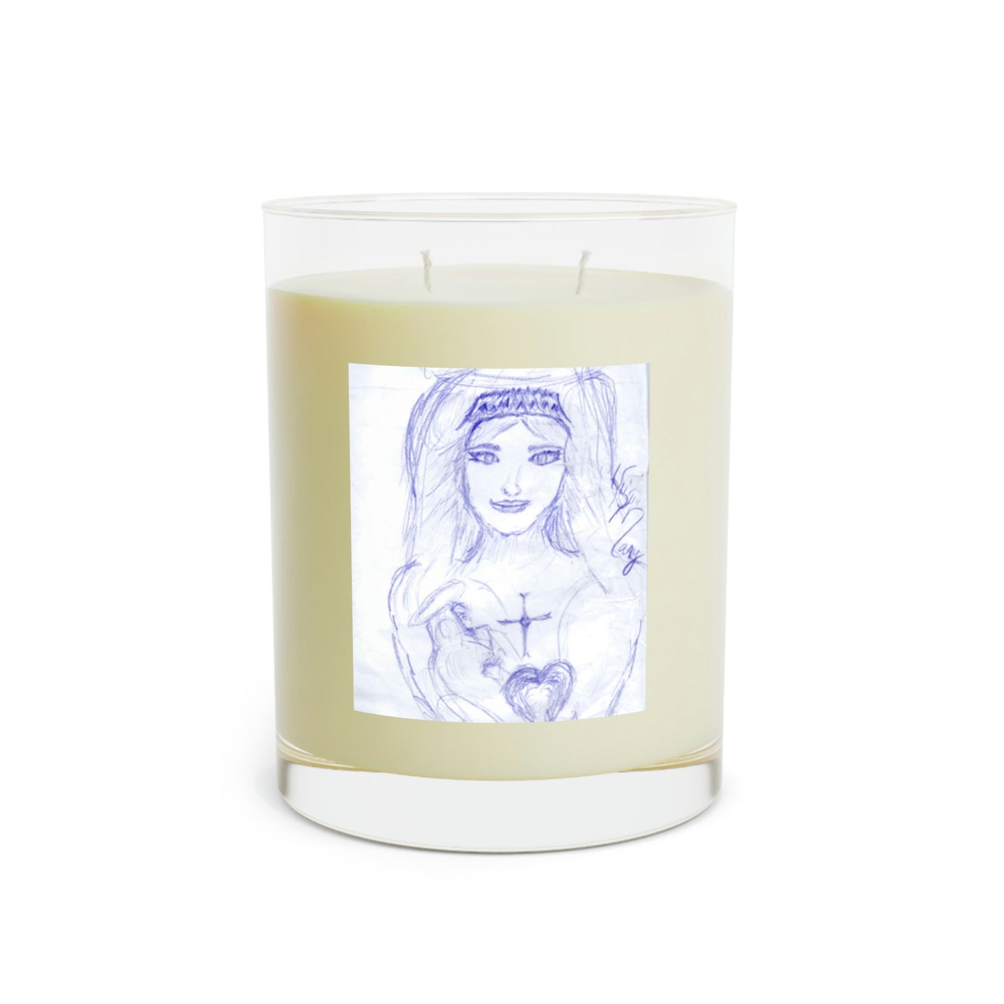 PRAYER MIRACLE LUXURY LOVE MARY AND JESUS AND HOLY SPIRIT (Scented Candle - Full Glass, 11oz)