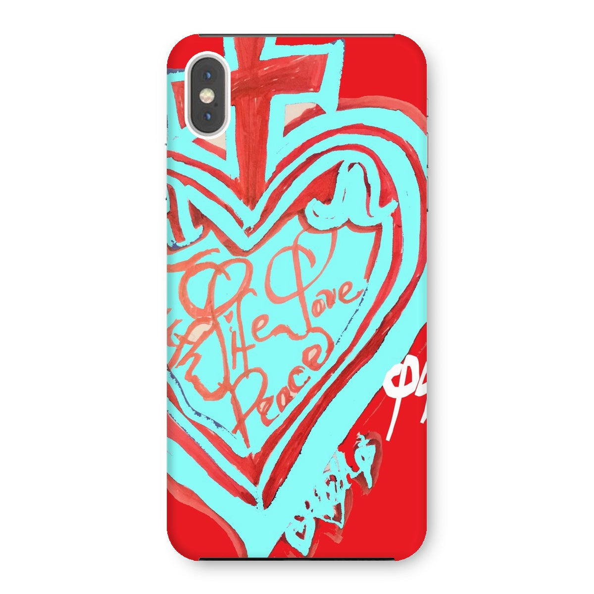 SACRED HEART OF HAPPINESS SNAP PHONE CASE