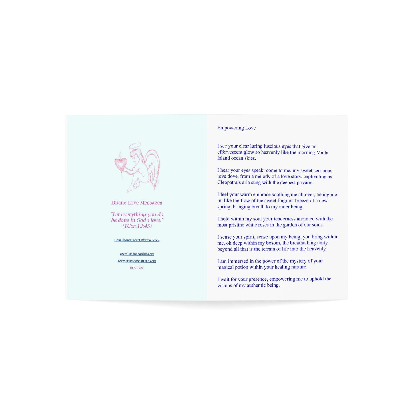 EMPOWERING LOVE CARDS (Greeting Cards (1, 10, 30, and 50pcs))