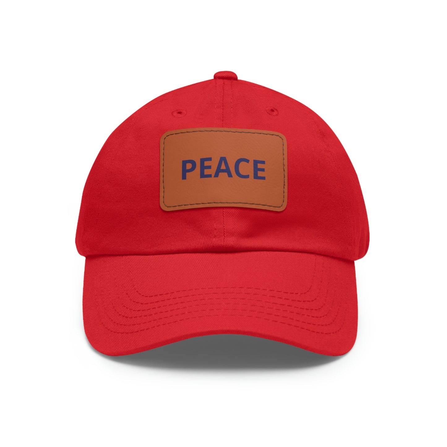 PEACE HAT WITH LEATHER PATCH