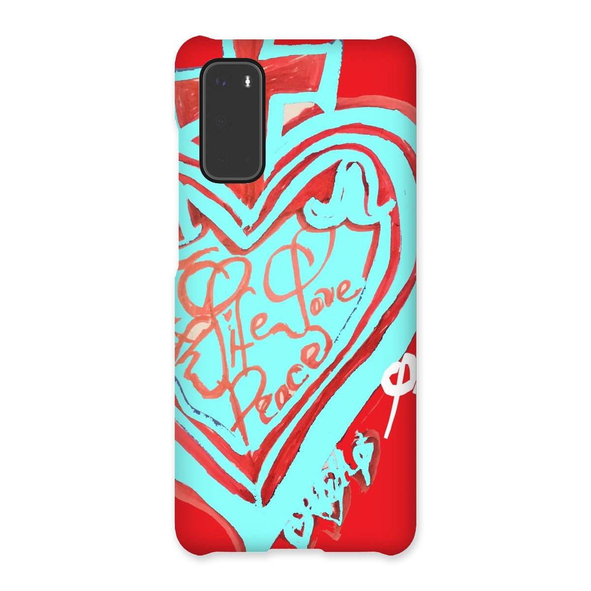 SACRED HEART OF HAPPINESS SNAP PHONE CASE