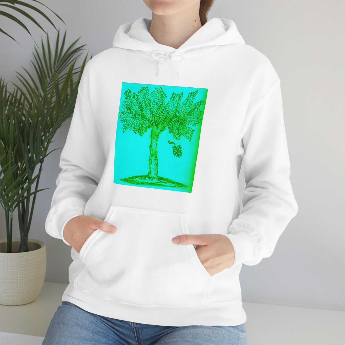 Unisex Heavy Blend™ Hooded Sweatshirt TREE OF LIFE  OF VICTORY