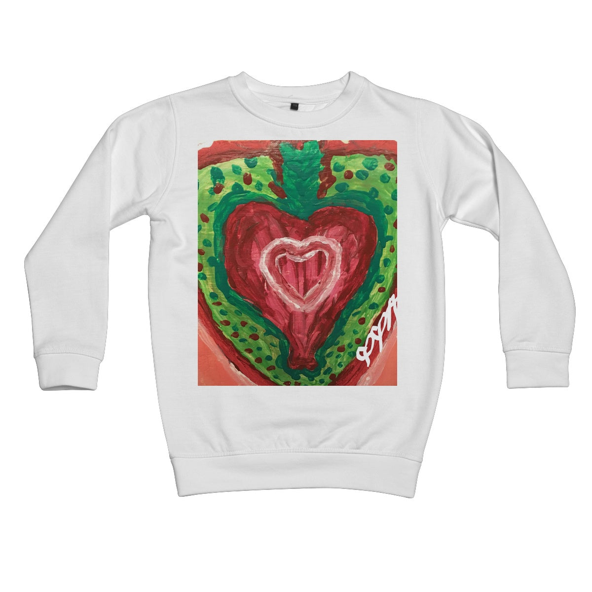 SACRED HEART OF THE SEED OF LIFE KIDS SWEATSHIRT