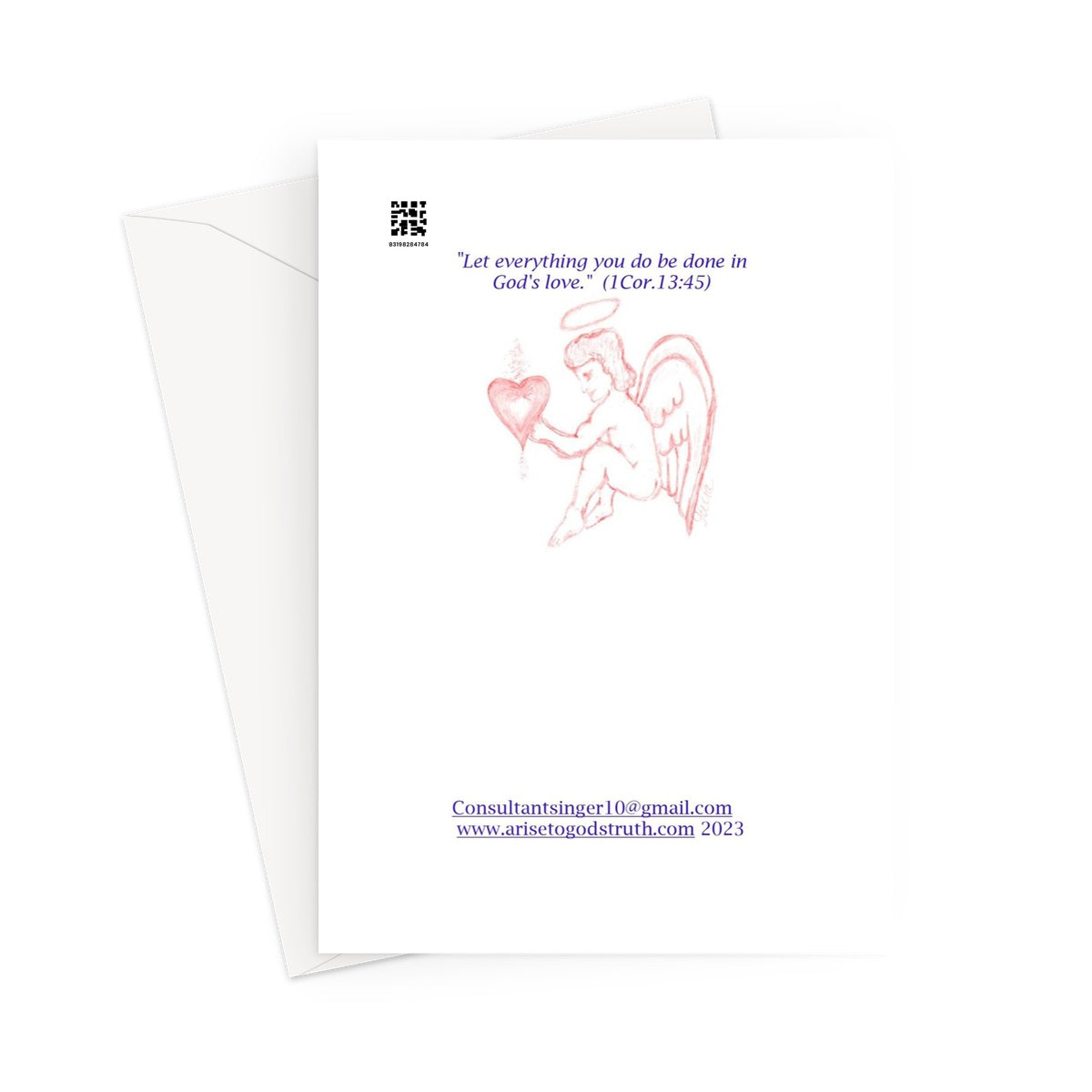 ANGEL OF THE MIRACLE OF HEART LOVE GREETING CARDS