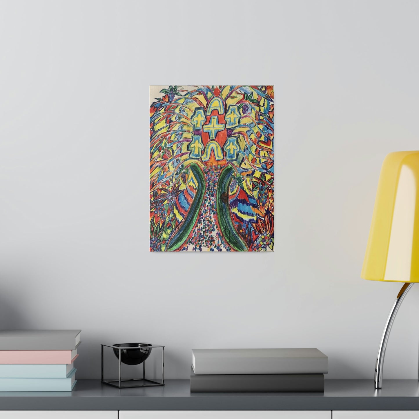 CANVAS OF ETERNAL TREE OF LIFE HEAVEN TO EARTH (Matte Canvas, Stretched, 0.75")