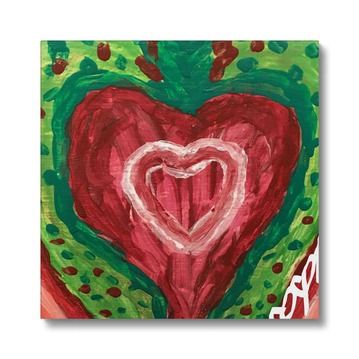 SACRED HEART OF THE SEED OF LIFE ECO CANVAS