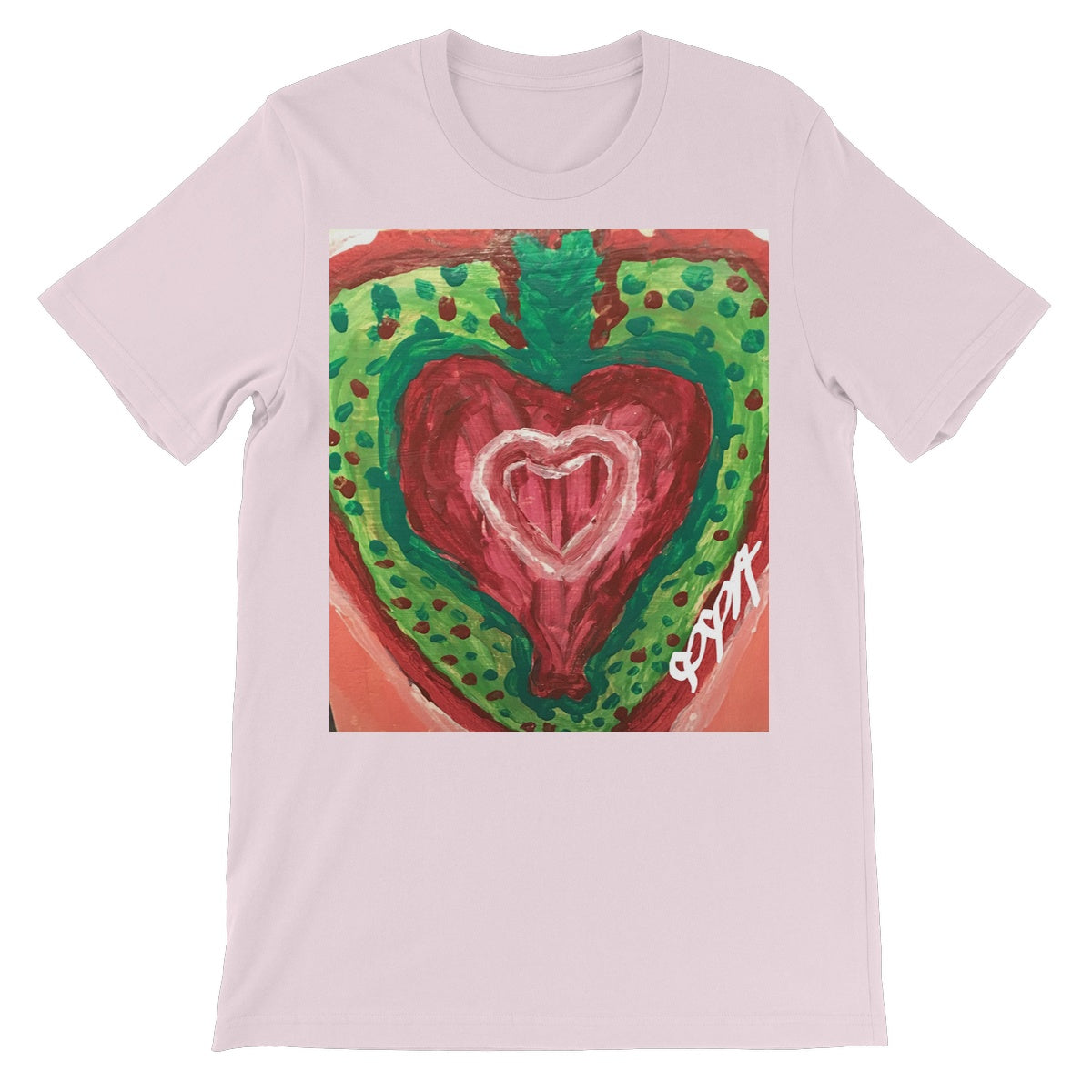 SACRED HEART OF THE SEED OF LIFE UNISEX SHORT SLEEVE T-SHIRT