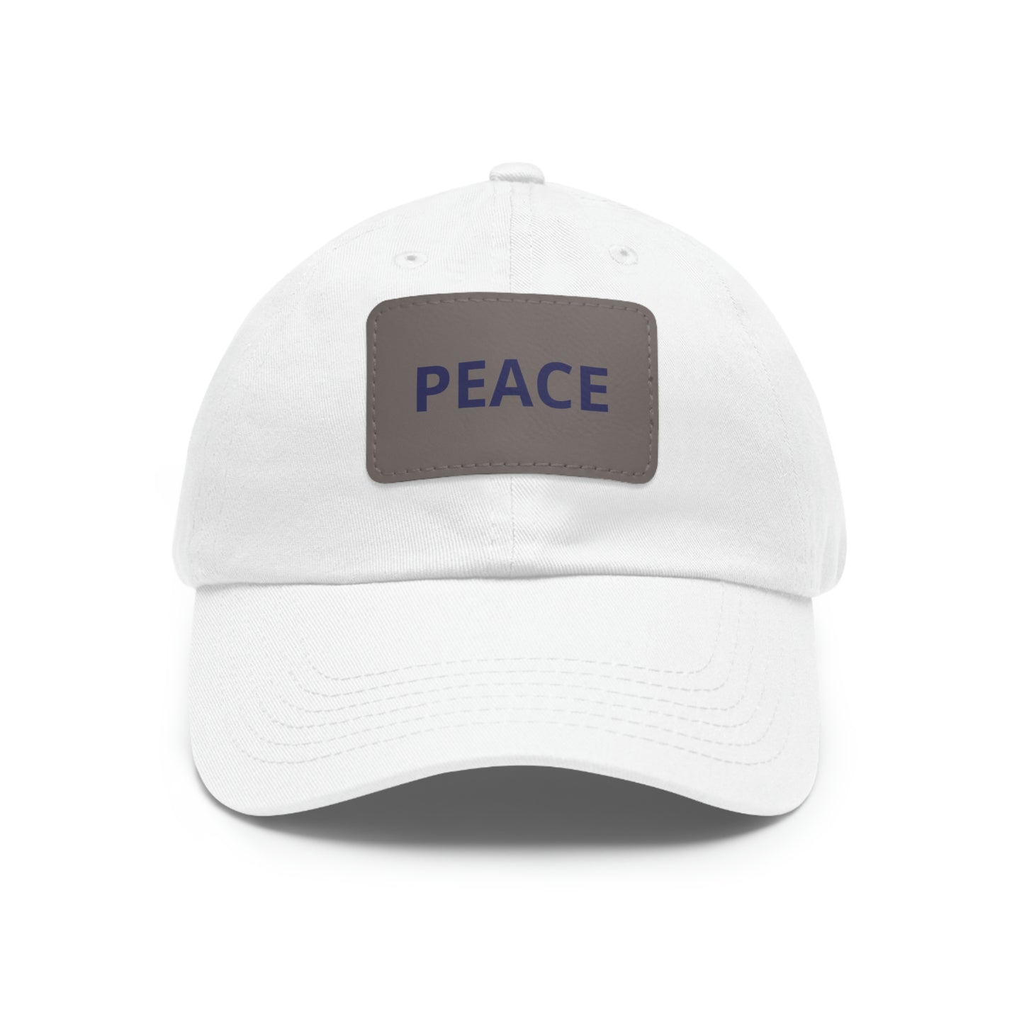 PEACE HAT WITH LEATHER PATCH