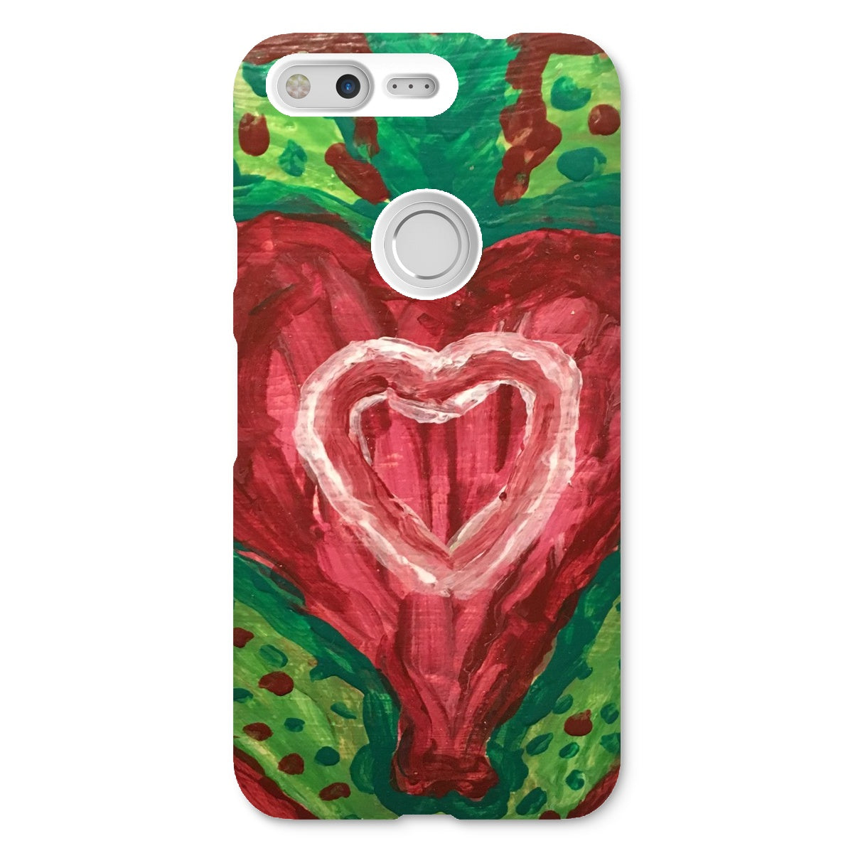 SACRED HEART OF THE SEED OF LIFE SNAP PHONE CASE