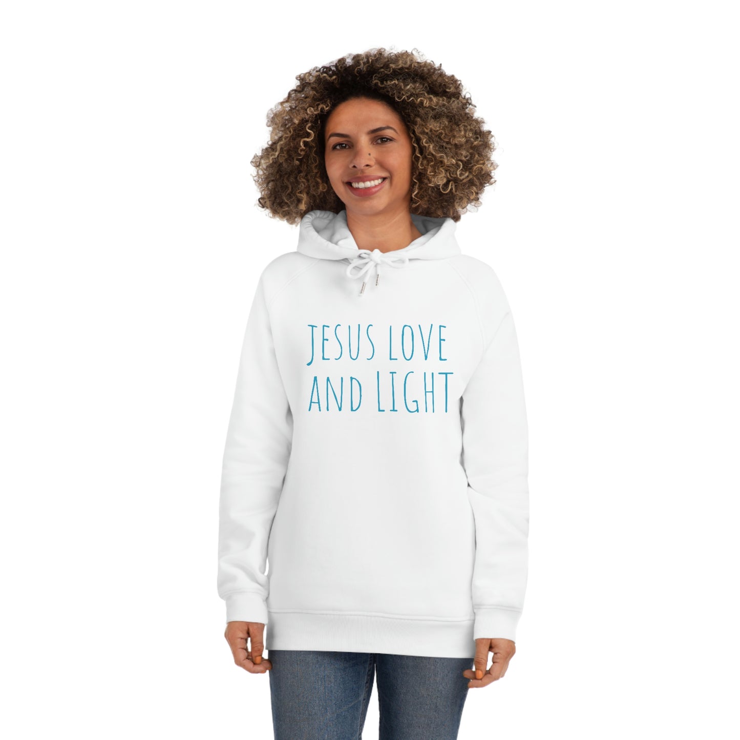 JESUS LOVE LIGHT UNISEX SIDER HOODIE