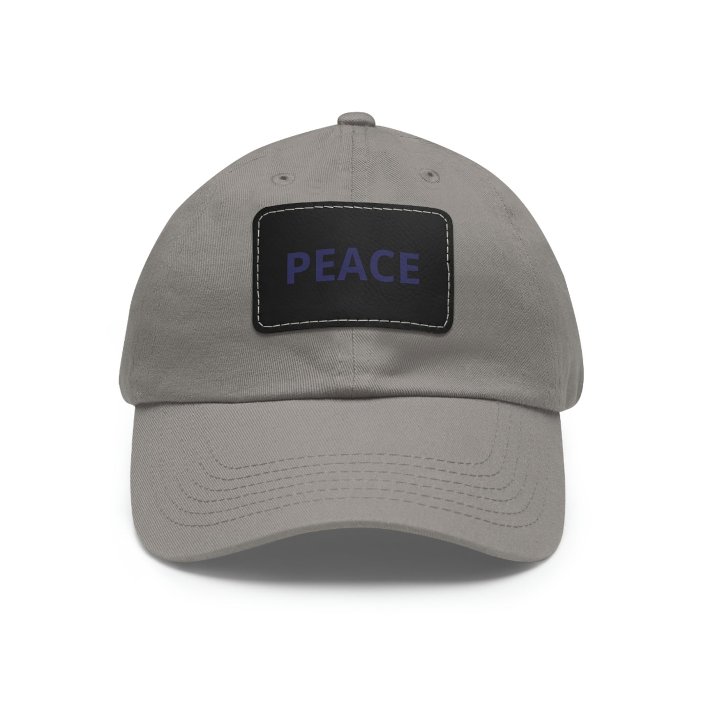 PEACE HAT WITH LEATHER PATCH