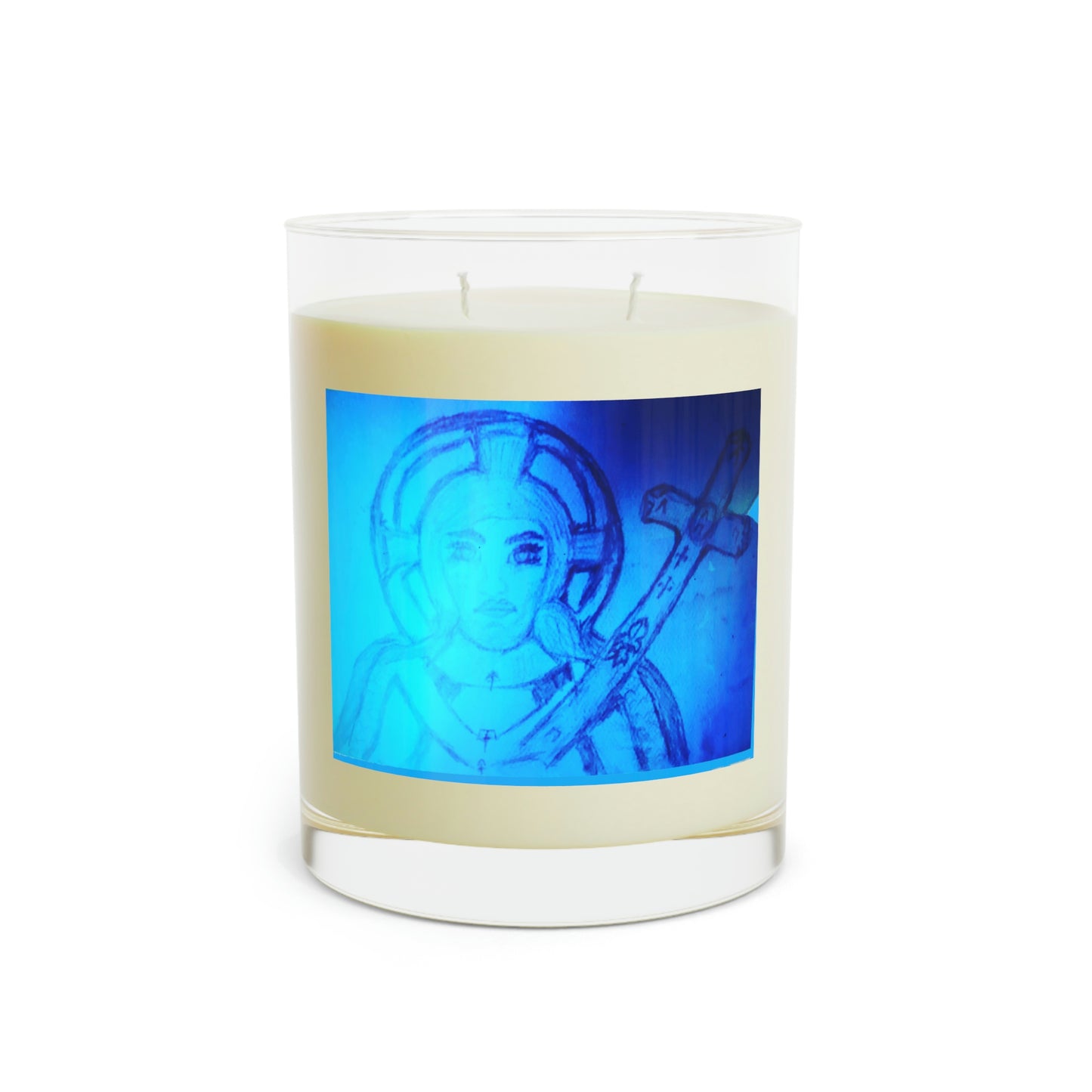 PRAYER MAGNIFICENT JESUS ON THE THRONE STOP WAR! (Scented Candle - Full Glass, 11oz)