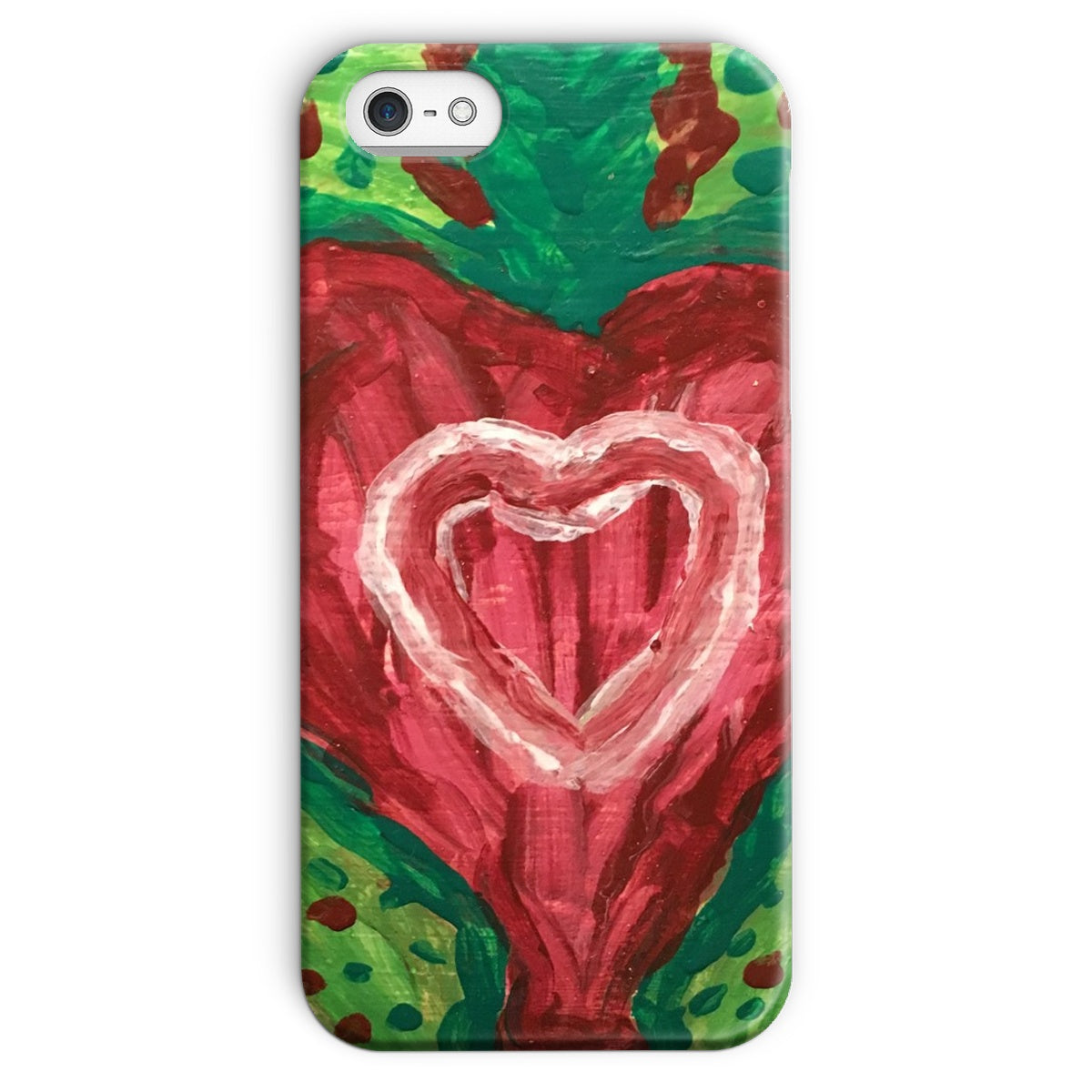 SACRED HEART OF THE SEED OF LIFE SNAP PHONE CASE