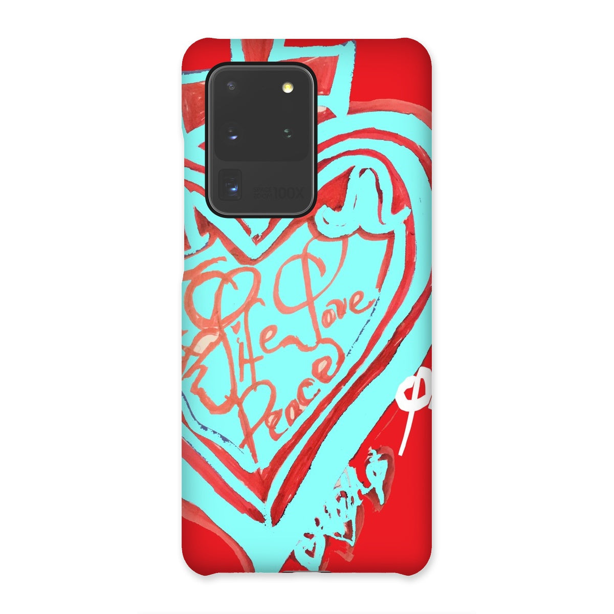 SACRED HEART OF HAPPINESS SNAP PHONE CASE