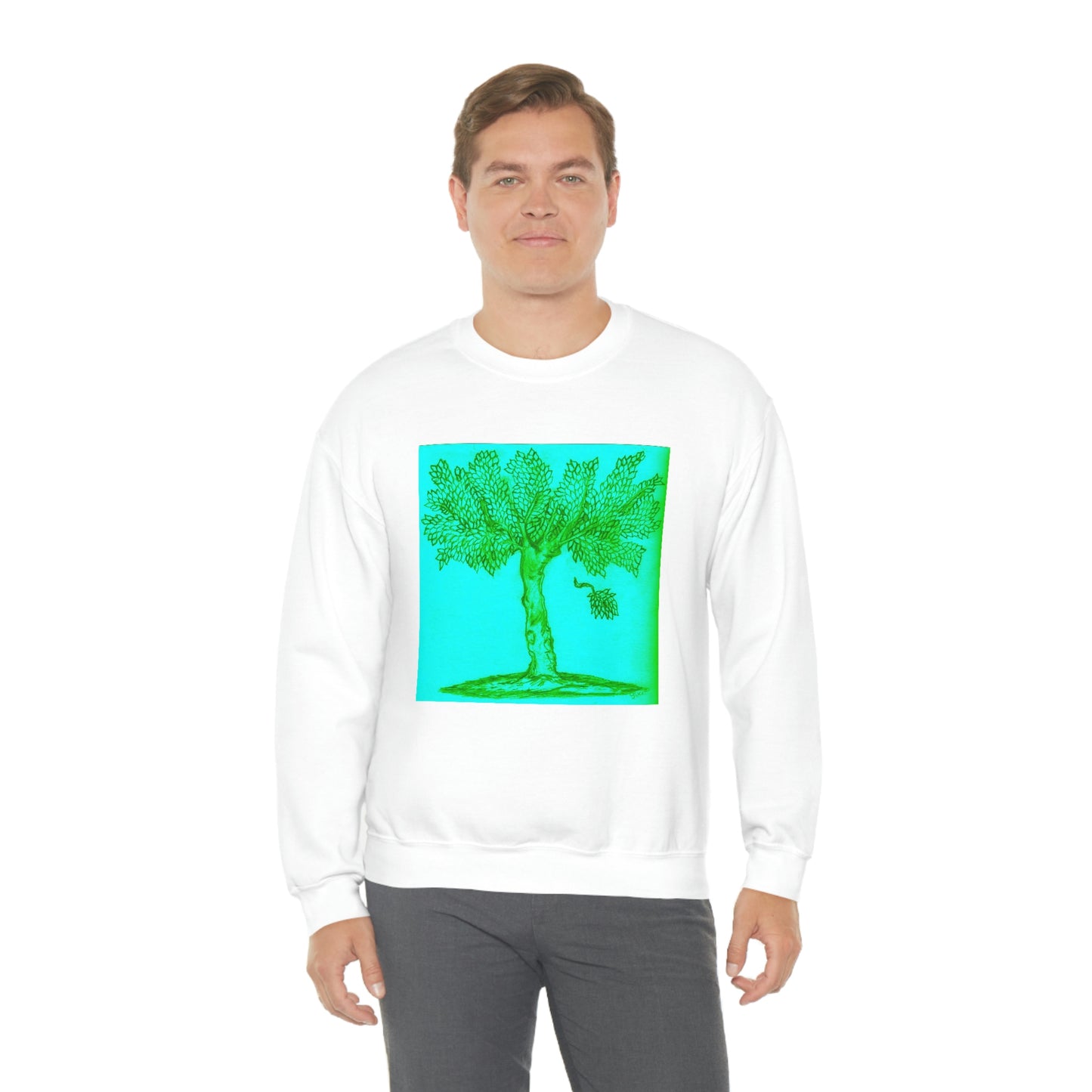 Unisex Heavy Blend™ Crewneck Sweatshirt TREE OF LIFE  OF VICTORY