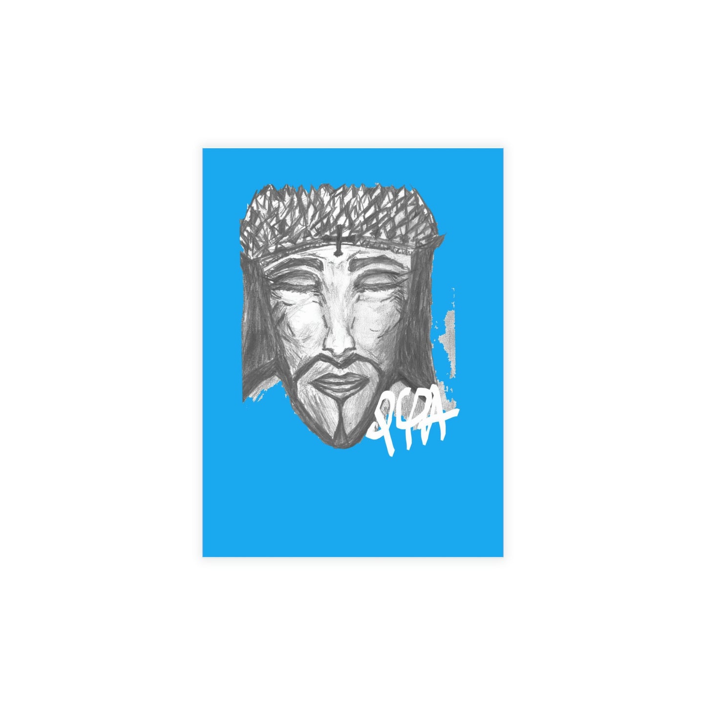 JESUS CHRIST PRAYING TO THE FATHER OF ABRAHAM CARDS (Greeting Card Bundles (10, 30, 50 pcs))