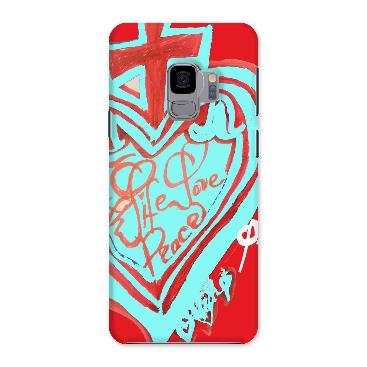 SACRED HEART OF HAPPINESS SNAP PHONE CASE