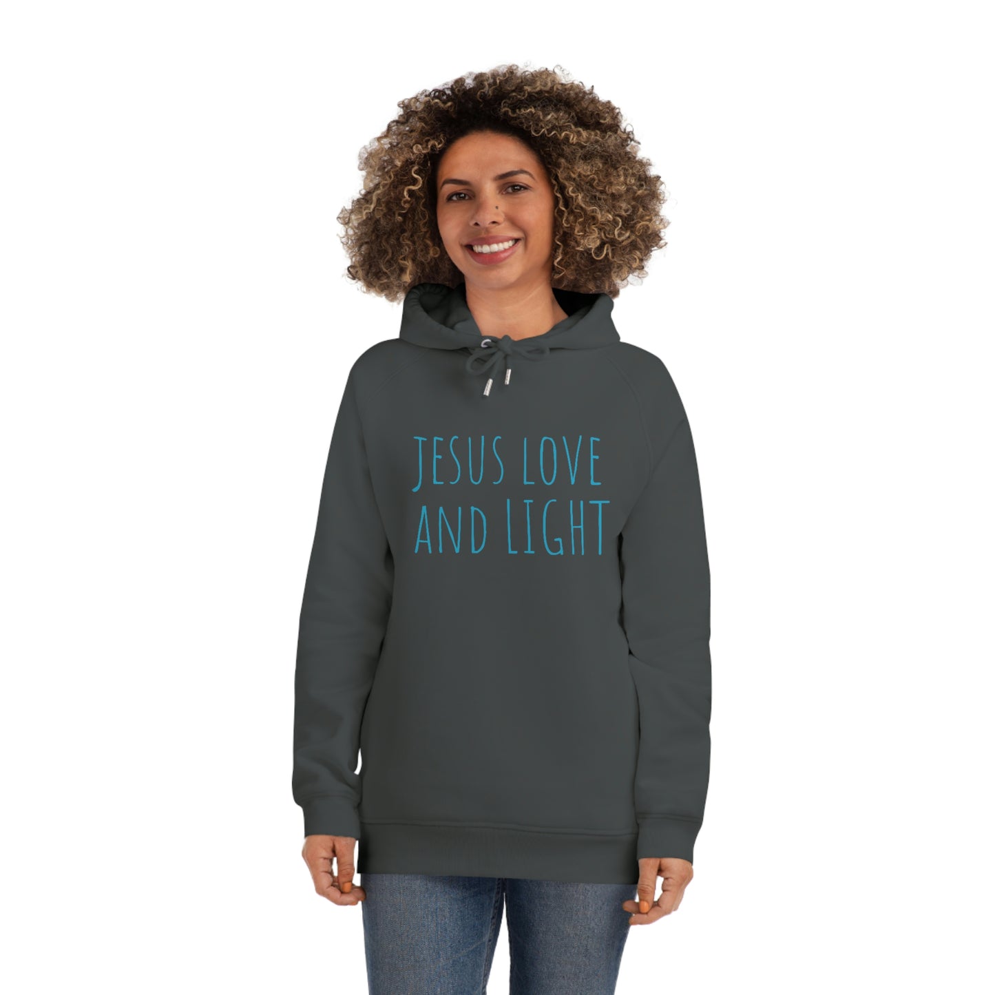 JESUS LOVE LIGHT UNISEX SIDER HOODIE