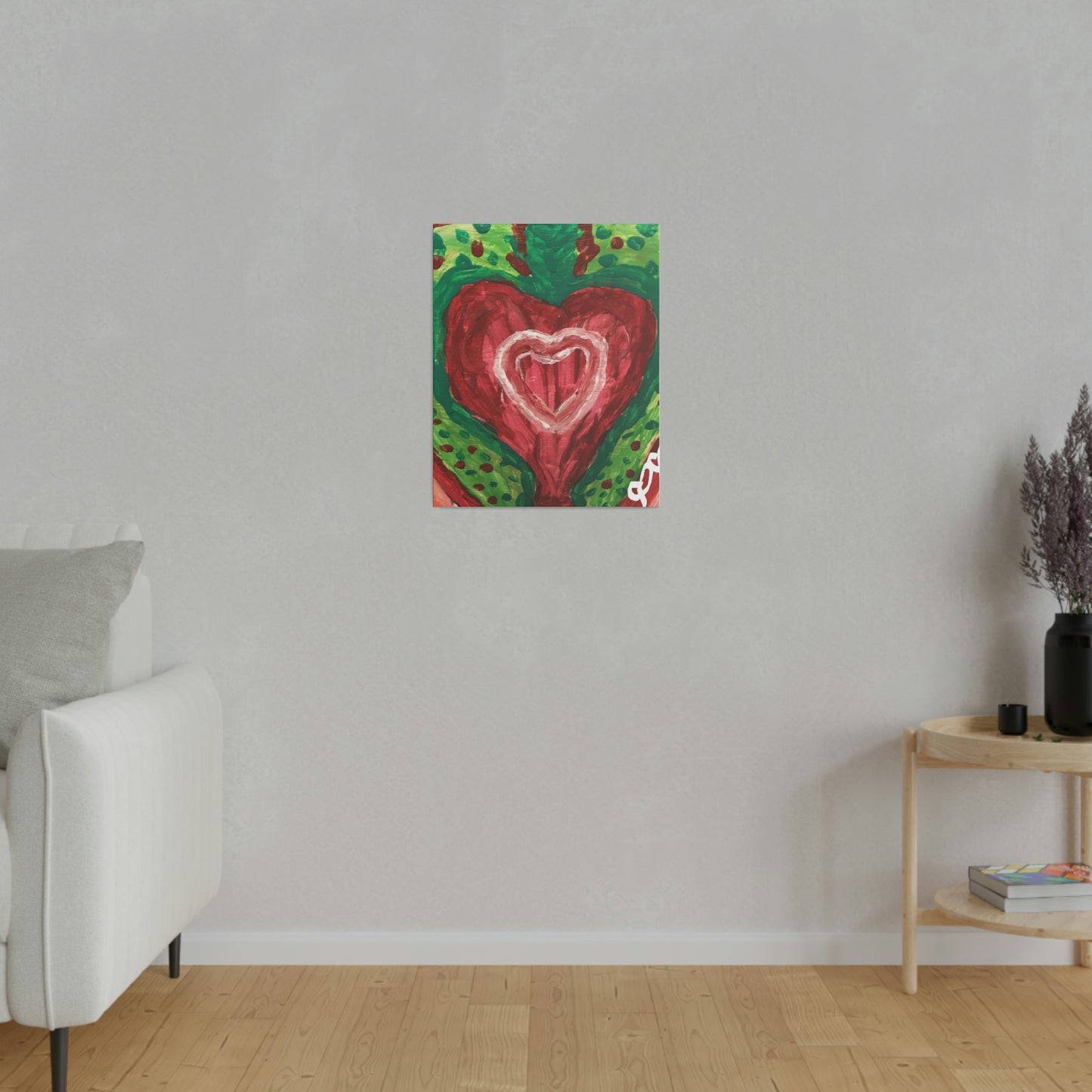 SACRED HEART OF THE SEED OF LIFE MATTE CANVAS (Stretched, 0.75")