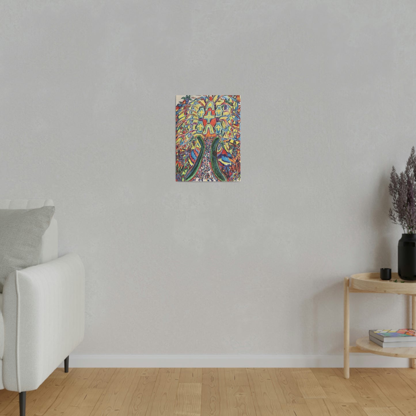 CANVAS OF ETERNAL TREE OF LIFE HEAVEN TO EARTH (Matte Canvas, Stretched, 0.75")