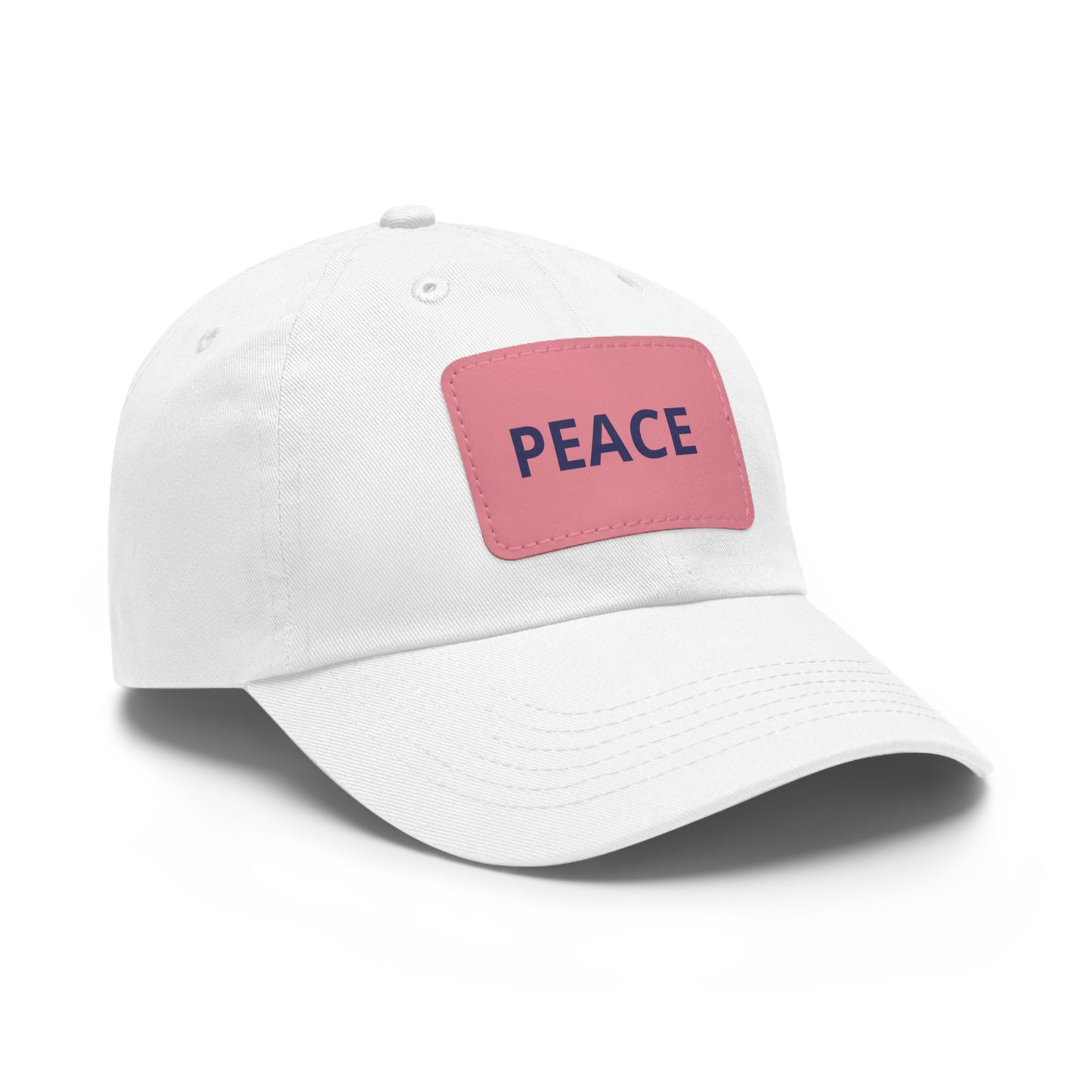 PEACE HAT WITH LEATHER PATCH