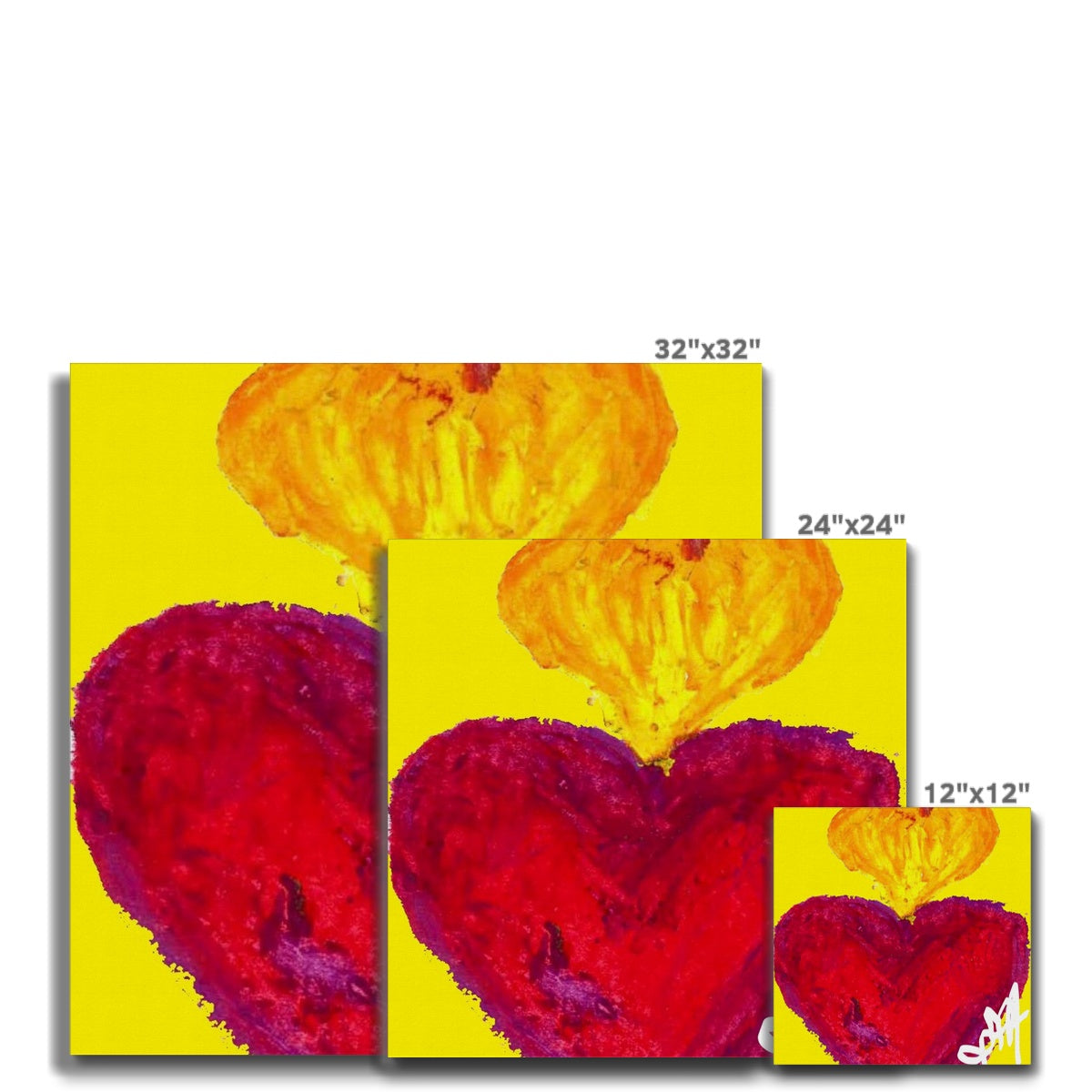 SACRED HEART ETERNAL LOVE CANVAS