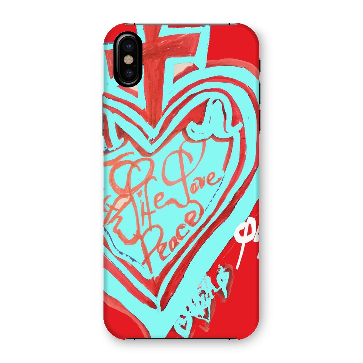 SACRED HEART OF HAPPINESS SNAP PHONE CASE