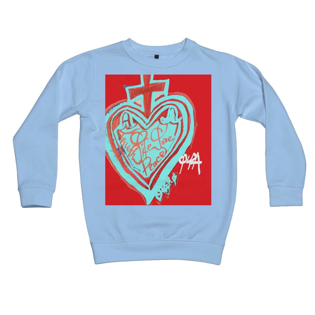 SACRED HEART OF HAPPINESS KIDS SWEATSHIRT