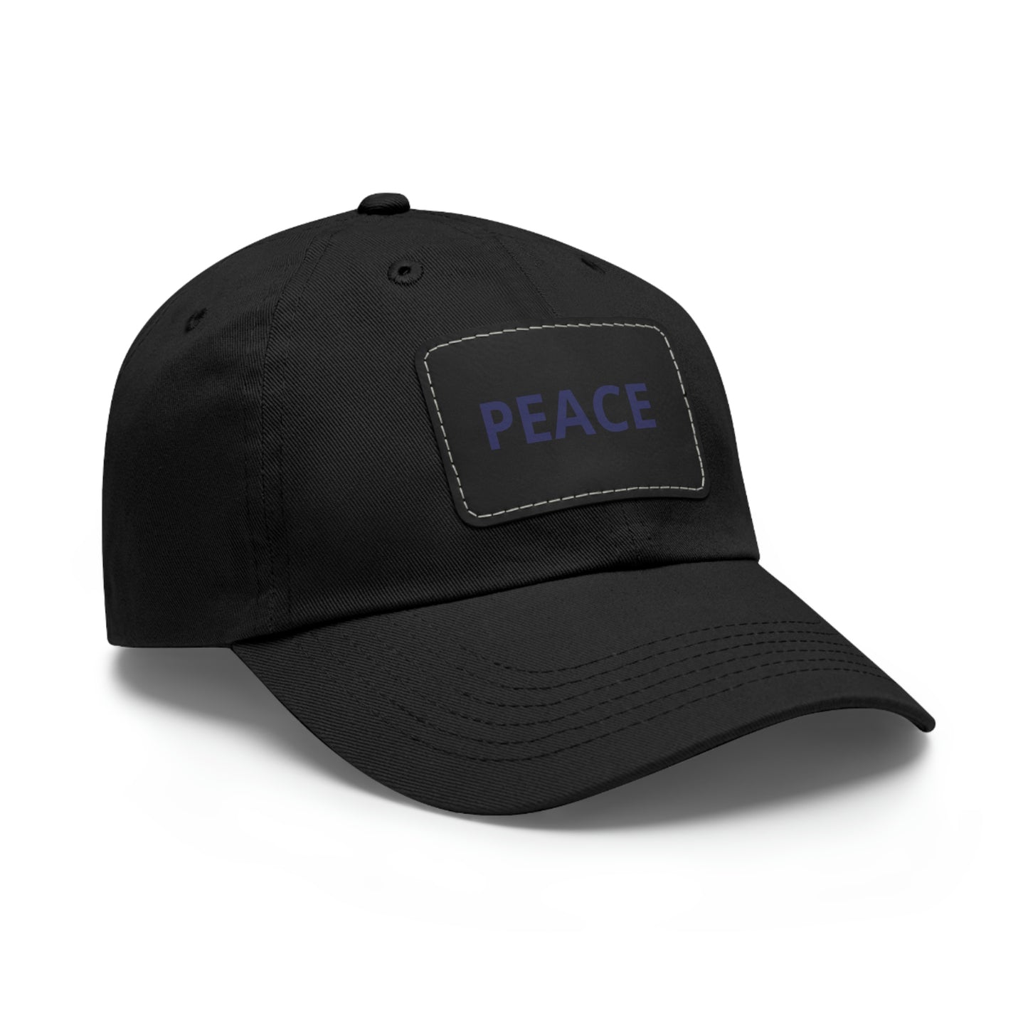 PEACE HAT WITH LEATHER PATCH