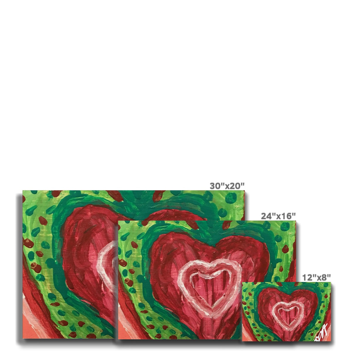 SACRED HEART OF THE SEED OF LIFE ECO CANVAS