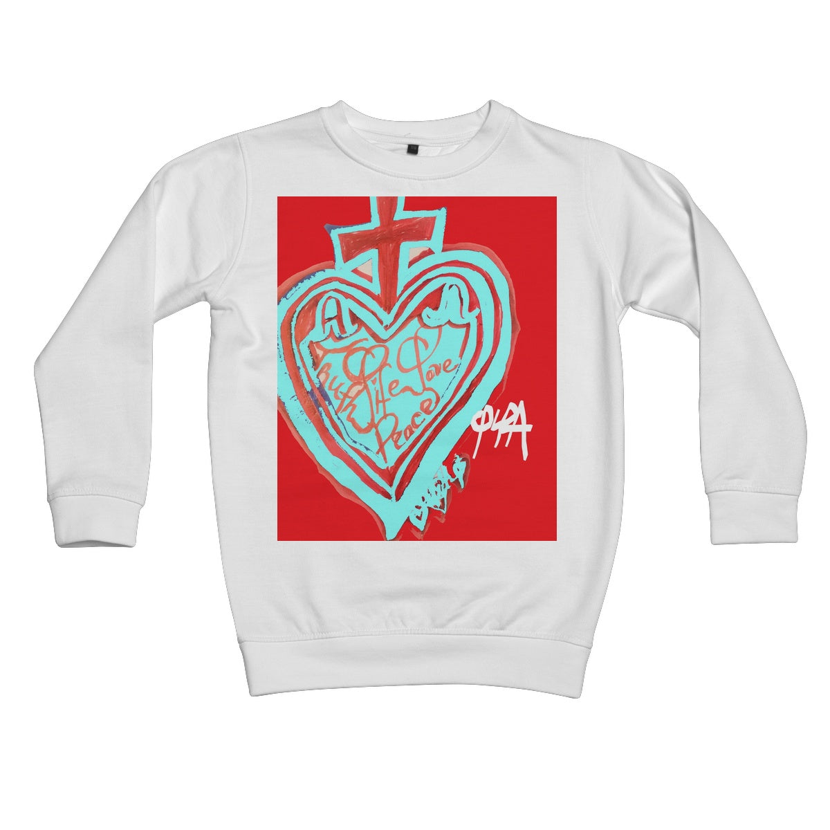 SACRED HEART OF HAPPINESS KIDS SWEATSHIRT