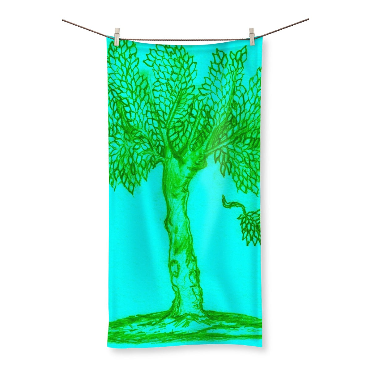 TREE OF LIFE LIGHT OF GOD'S VICTORY TOWEL