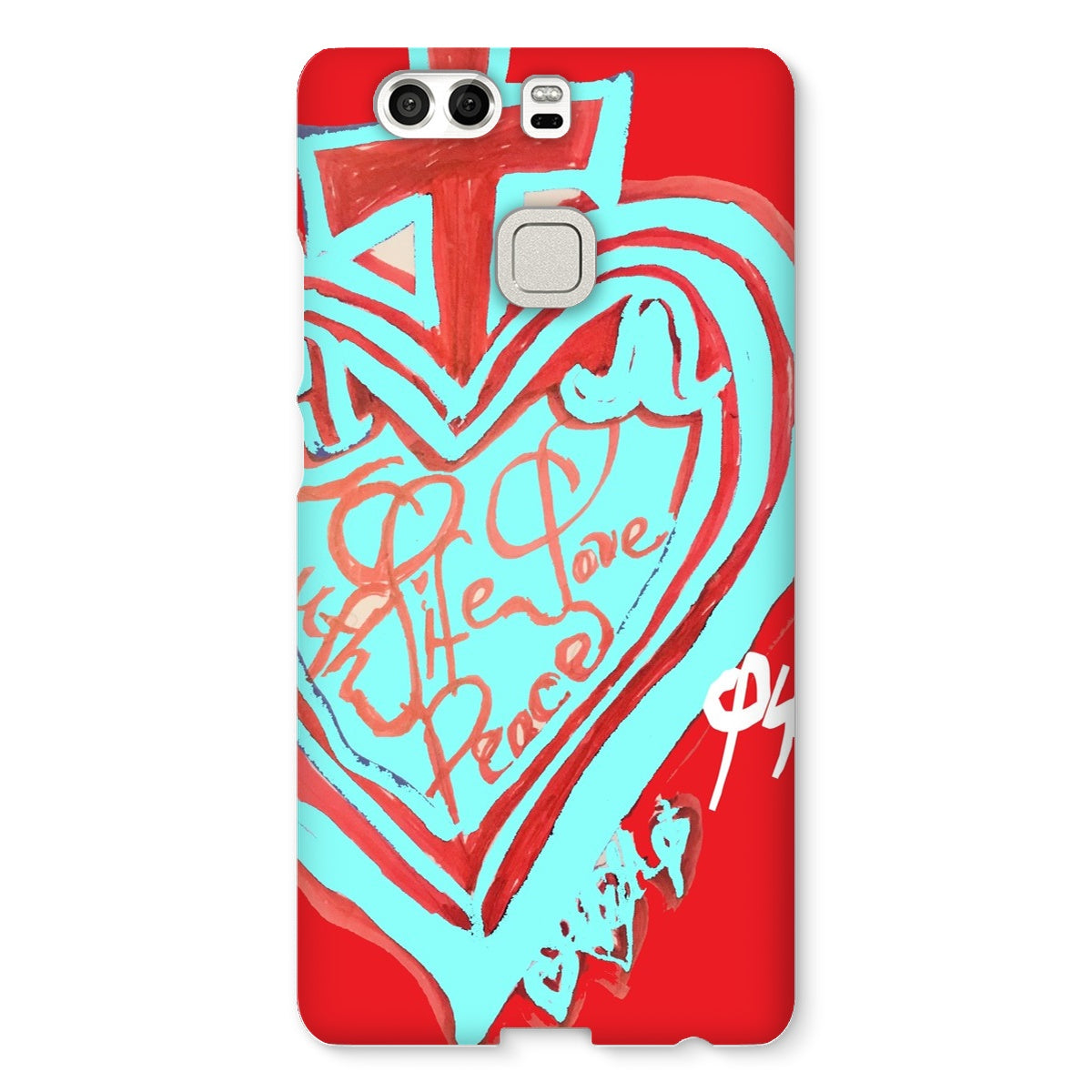 SACRED HEART OF HAPPINESS SNAP PHONE CASE