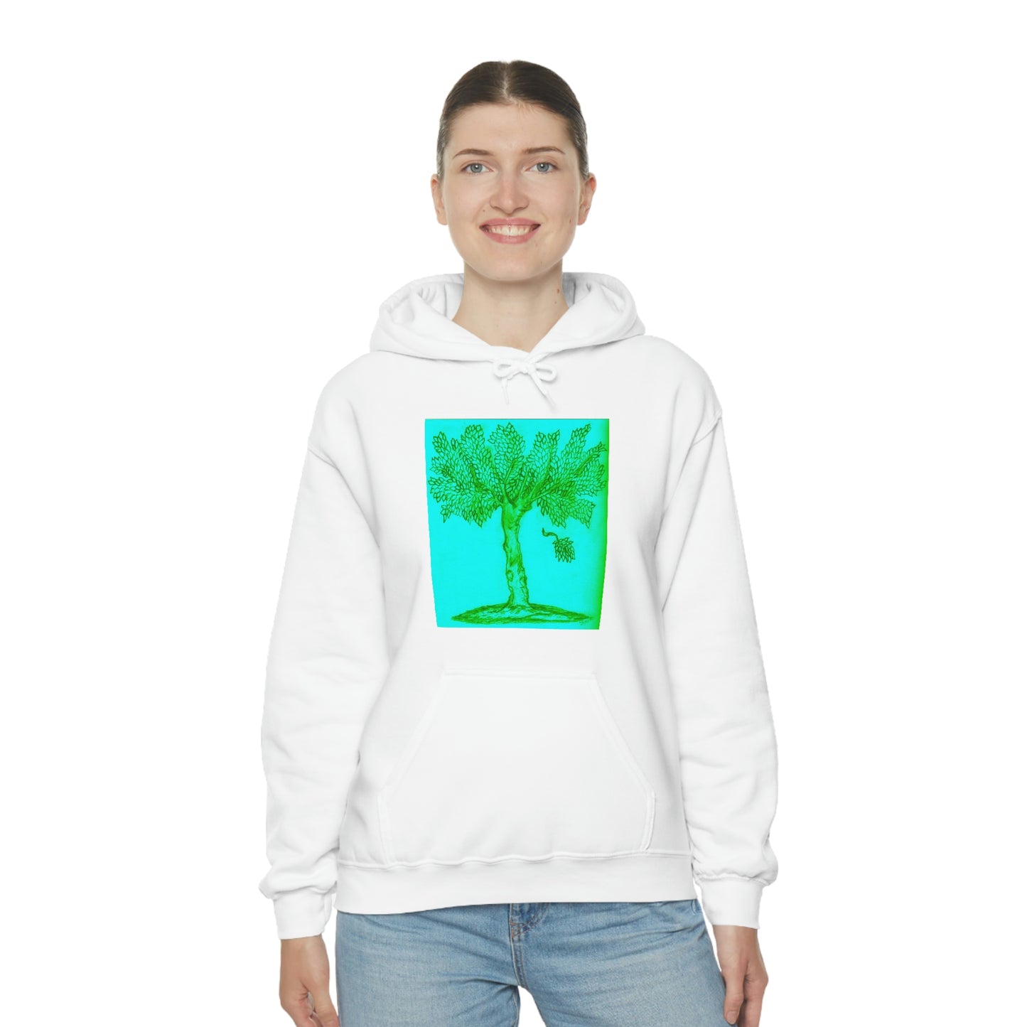 Unisex Heavy Blend™ Hooded Sweatshirt TREE OF LIFE  OF VICTORY