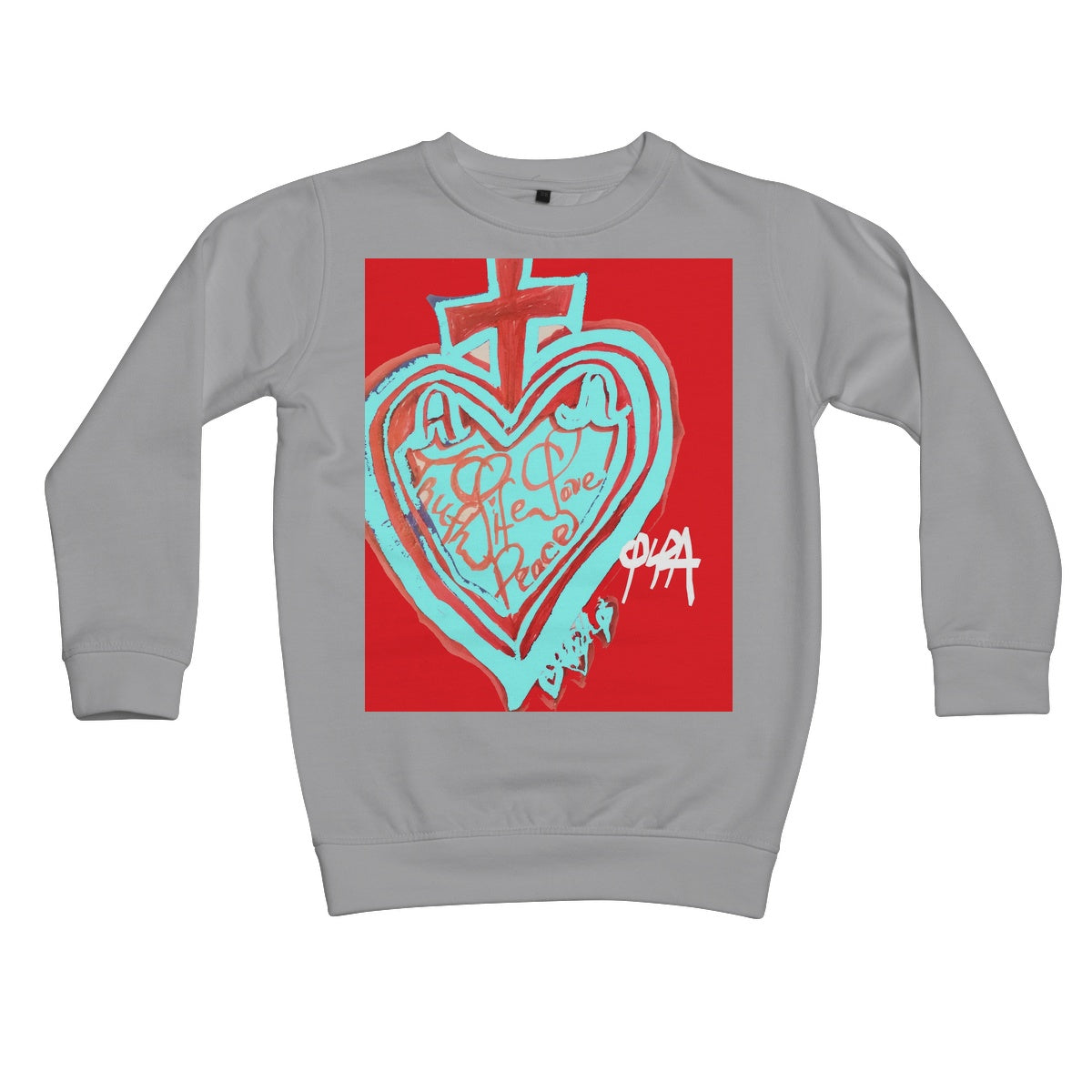 SACRED HEART OF HAPPINESS KIDS SWEATSHIRT