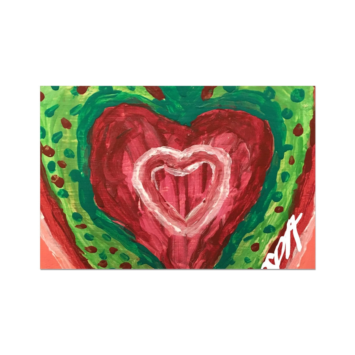 SACRED HEART OF THE SEED OF LIFE ROLLED CANVAS