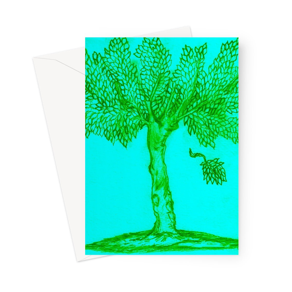 TREE OF LIFE LIGHT OF GOD'S VICTORY GREETING CARD