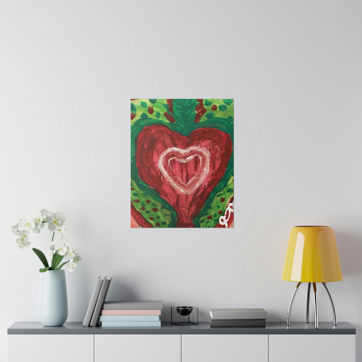 SACRED HEART OF THE SEED OF LIFE MATTE CANVAS (Stretched, 0.75")