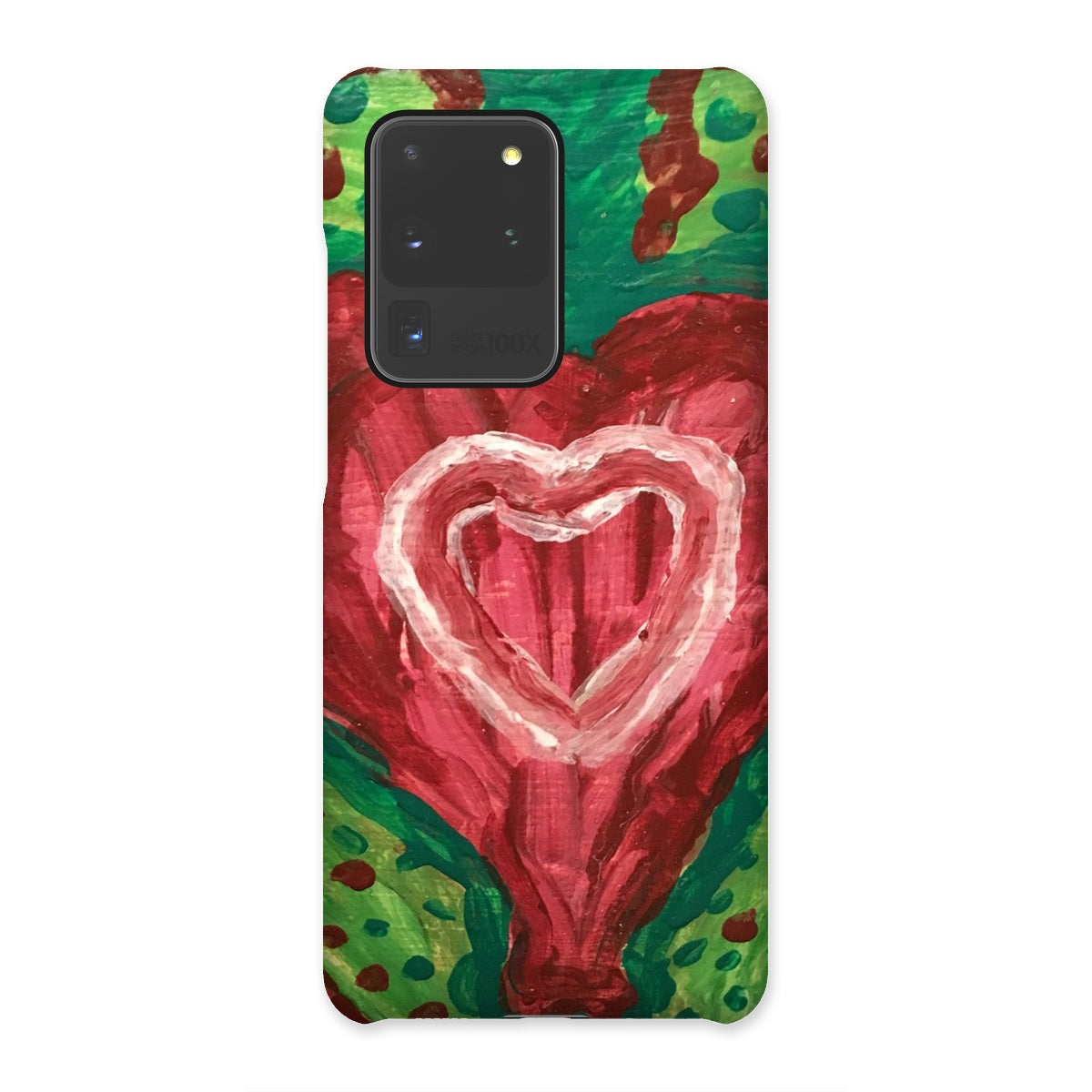 SACRED HEART OF THE SEED OF LIFE SNAP PHONE CASE