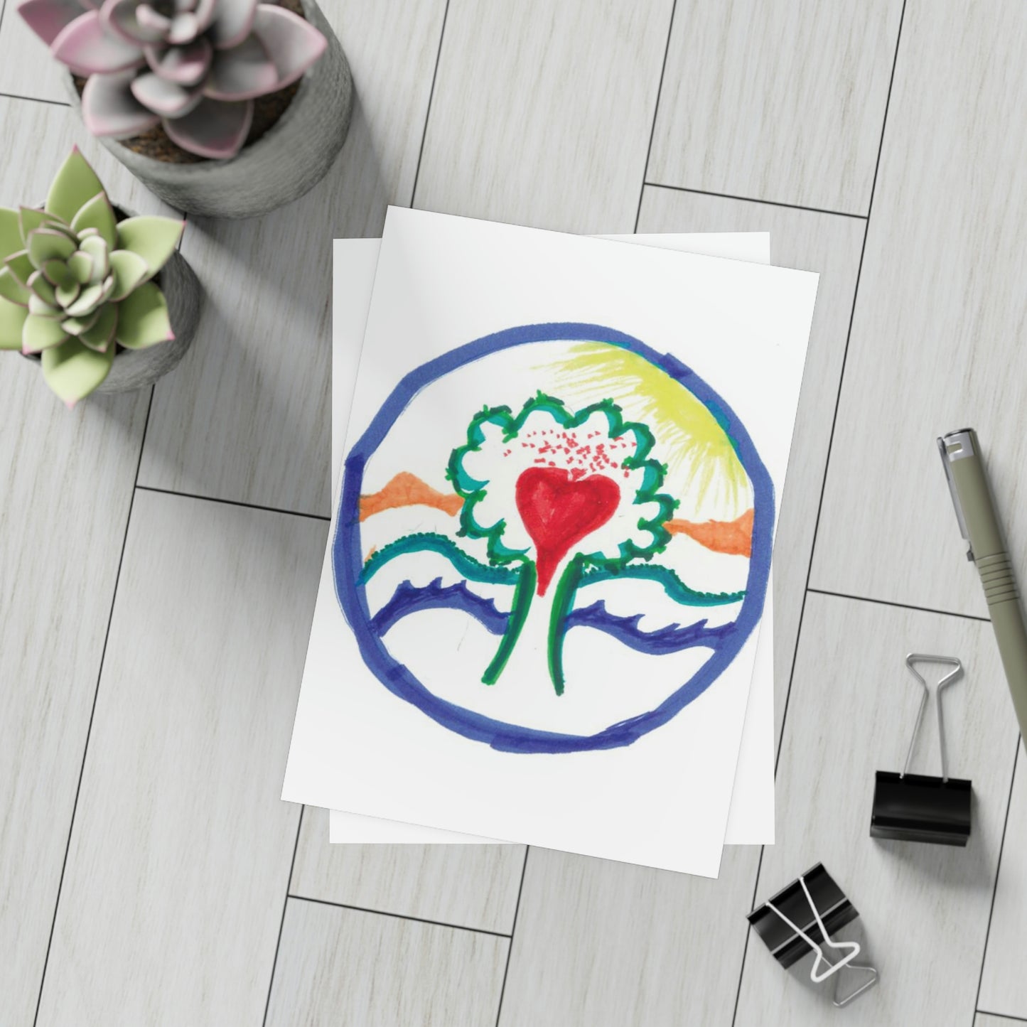 SUNSHINE TREE CHILDREN'S THANK YOU CARD