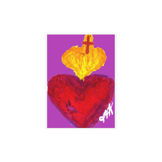 SACRED HEART PURPLE DAY CARDS (Greeting Card Bundles (10, 30, 50 pcs))