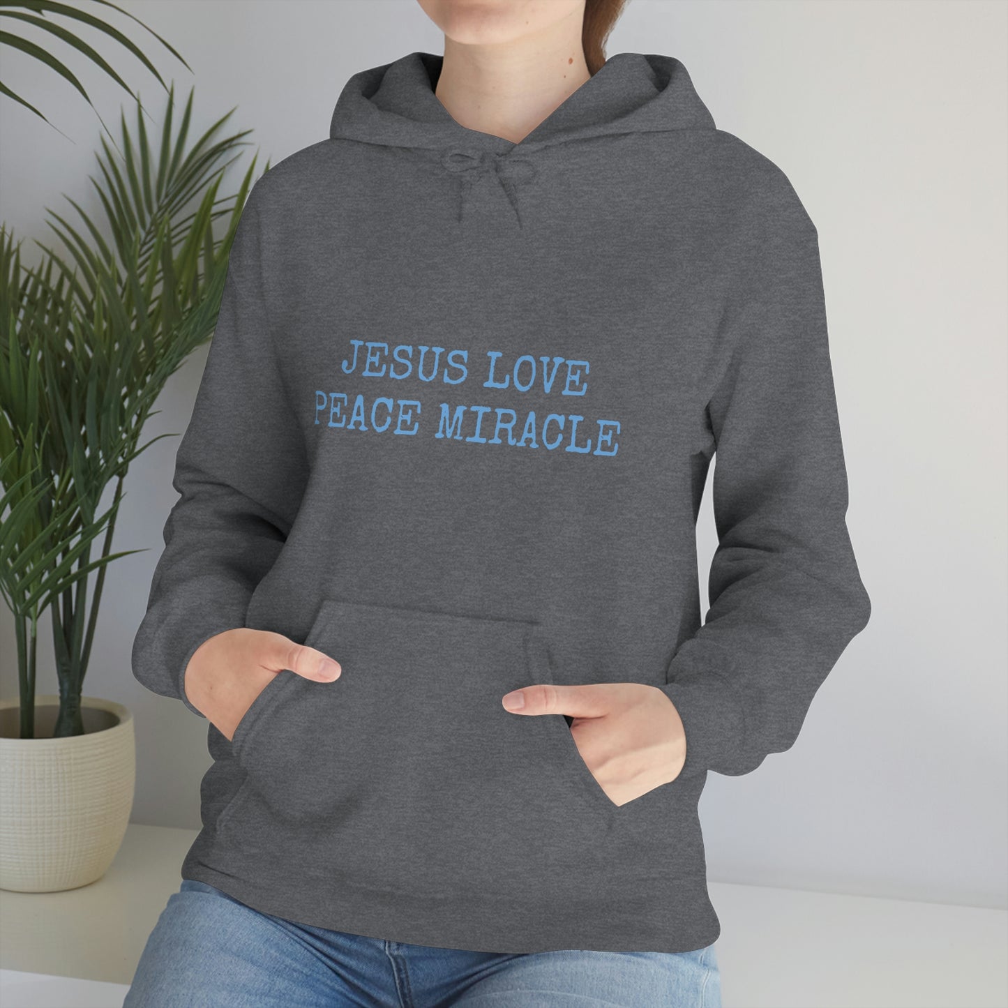 JESUS LOVE PEACE MIRACLE ™ HOODED SWEATSHIRT