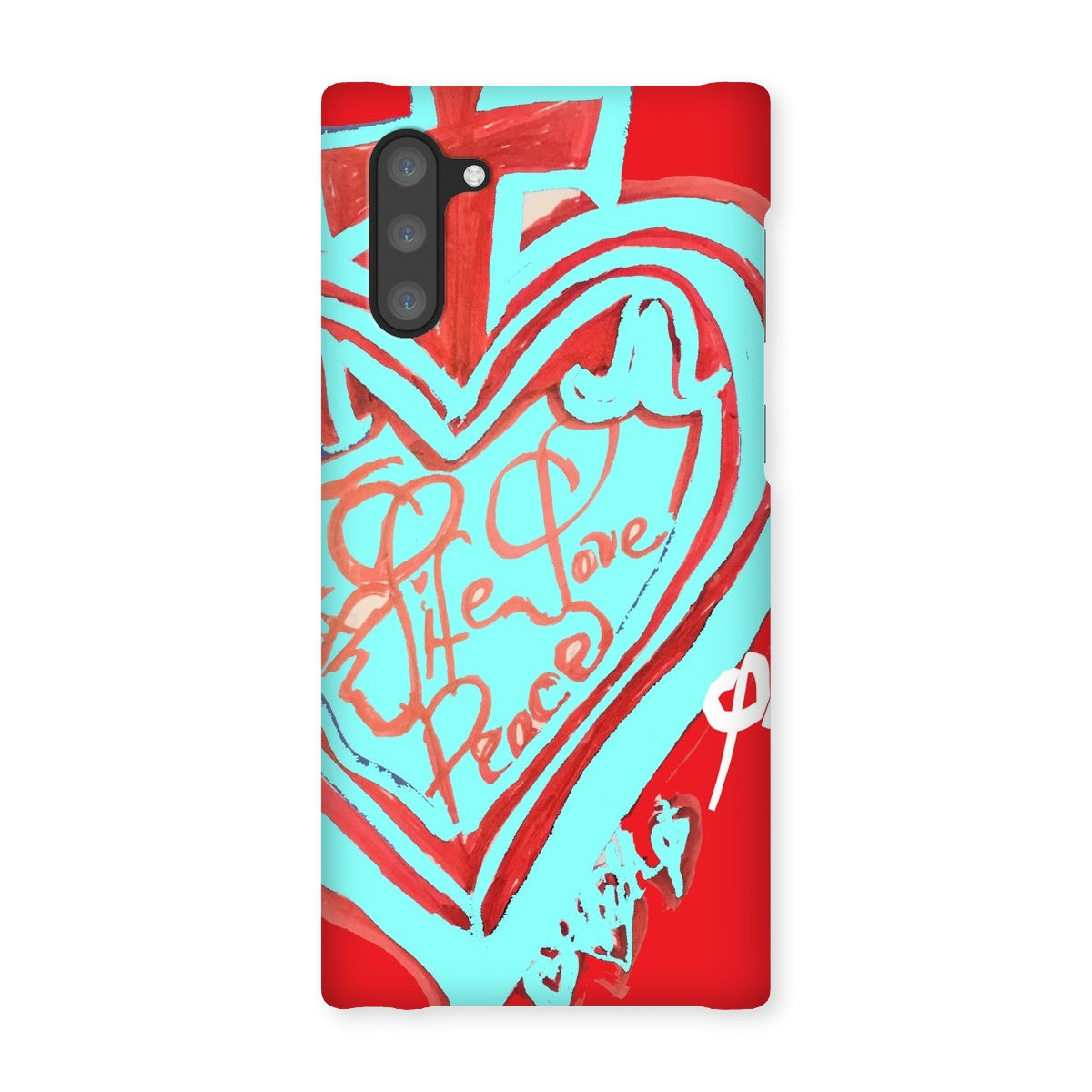 SACRED HEART OF HAPPINESS SNAP PHONE CASE