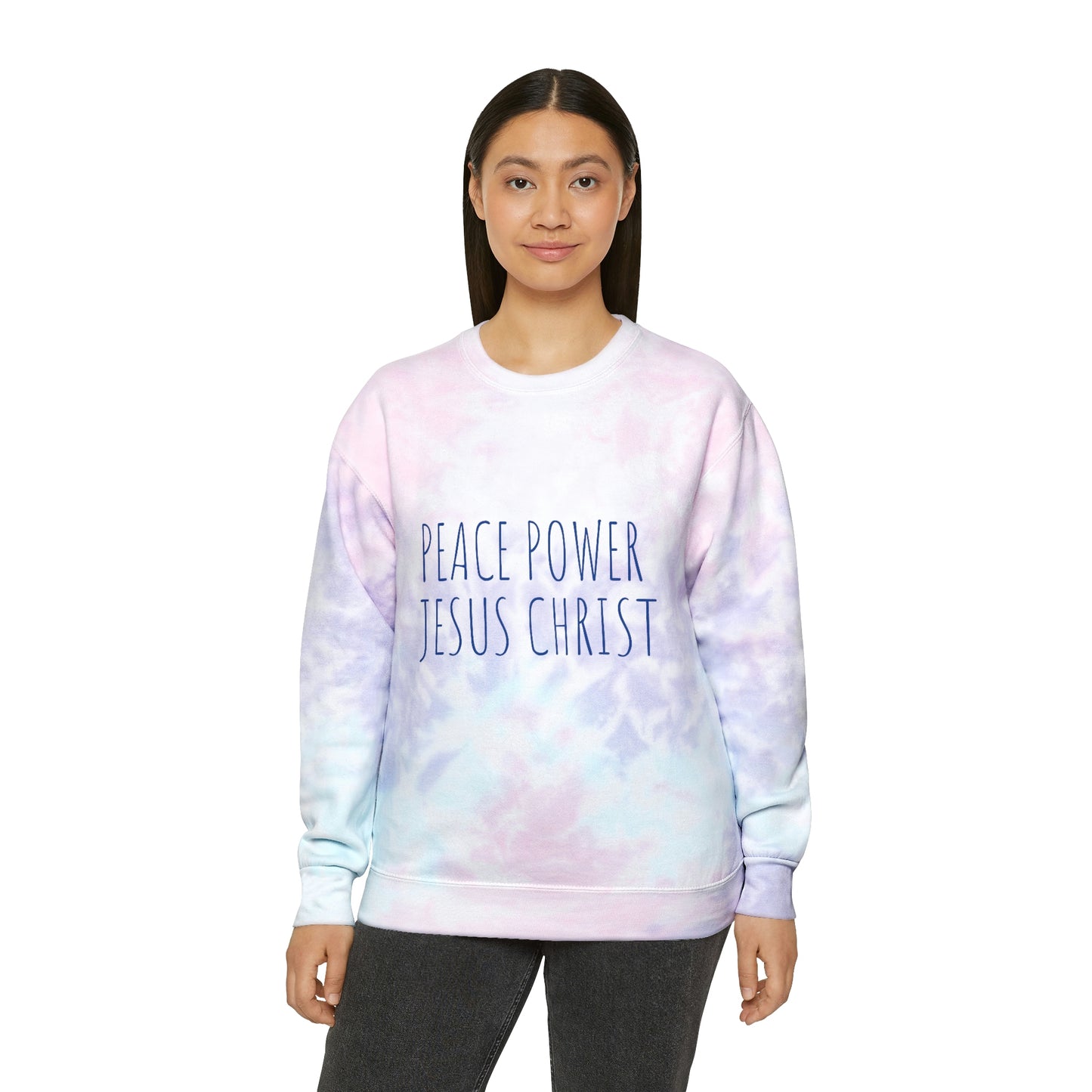 PEACE POWER JESUS CHRIST SWEATSHIRT FOR MEN AND WOMEN