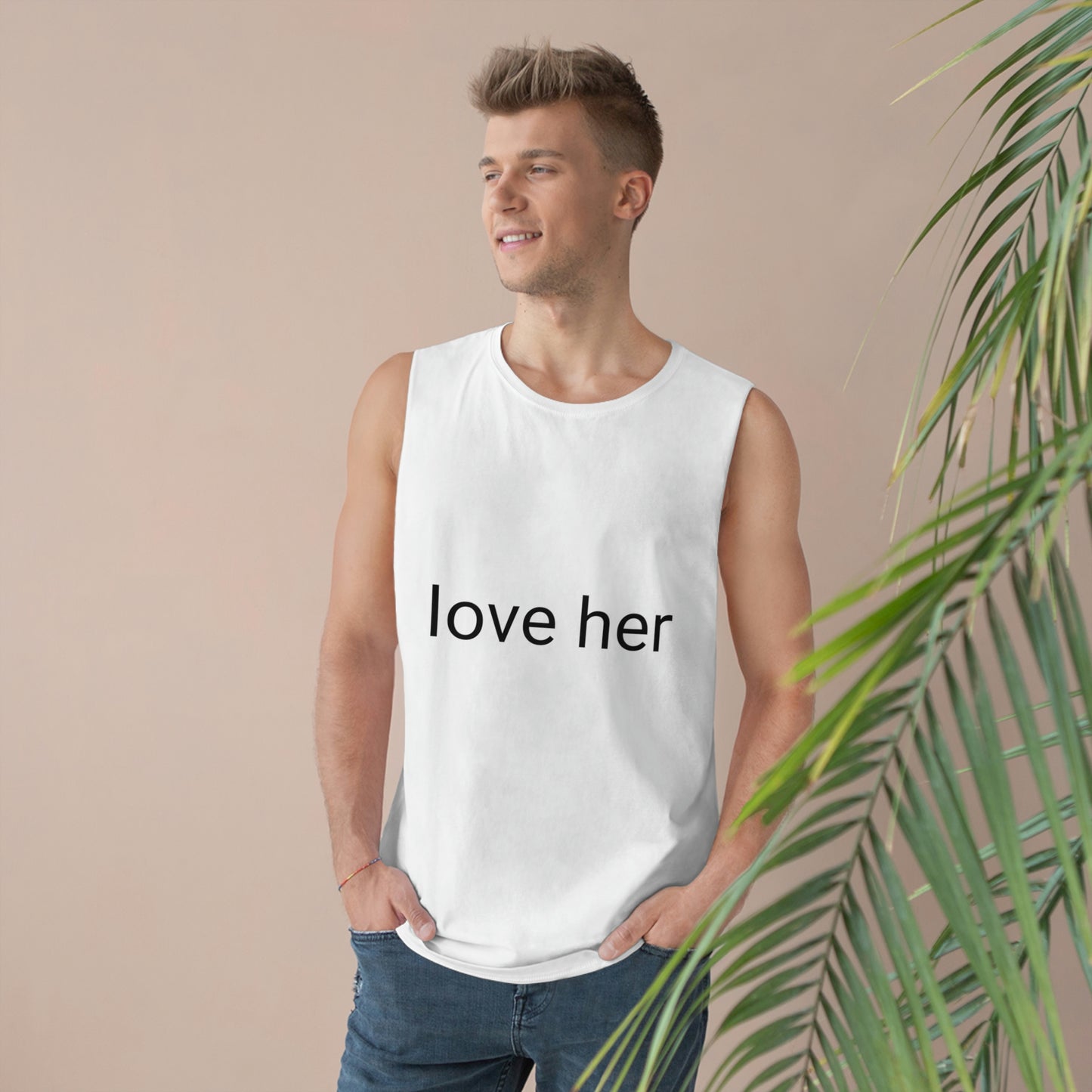 love her (Unisex Barnard Tank)